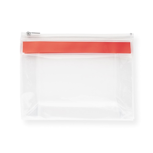 CHASTAIN. Necessaire transparente em EVA com fecho de correr