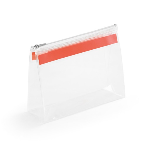 CHASTAIN. Necessaire transparente em EVA com fecho de correr