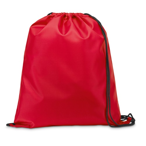 CARNABY. Saco tipo mochila em 210D com cordões em preto