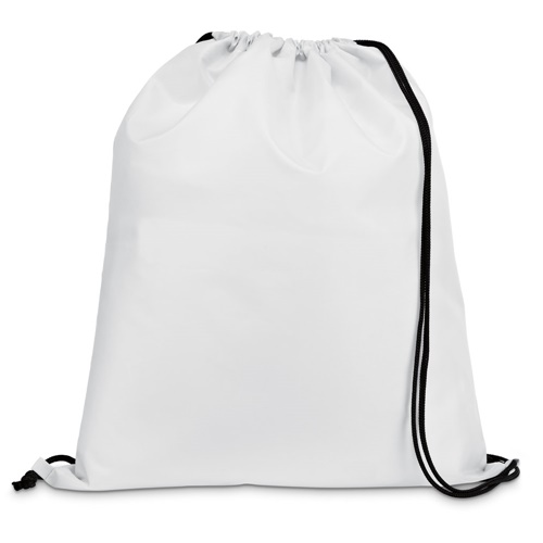 CARNABY. Saco tipo mochila em 210D com cordões em preto