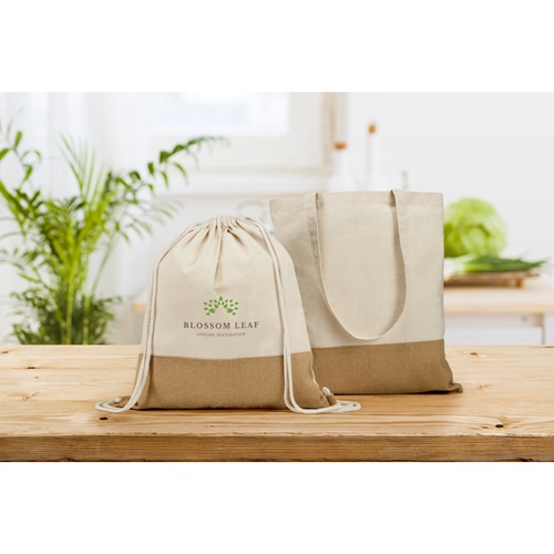 SABLON. Saco tipo mochila 100% algodão (160 g/m²)
