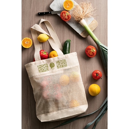 MUMBAI. Saco 100% algodão (180 g/m²) com malha em 100% de algodão