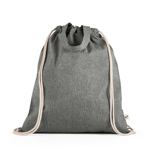 RISSANI. Saco tipo mochila com algodão reciclado (70%) e poliéster (30% rPET) (140 g/m²)
