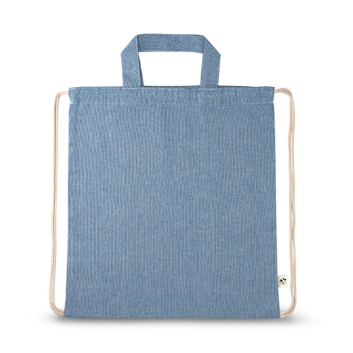 RISSANI. Saco tipo mochila com algodão reciclado (70%) e poliéster (30% rPET) (140 g/m²)