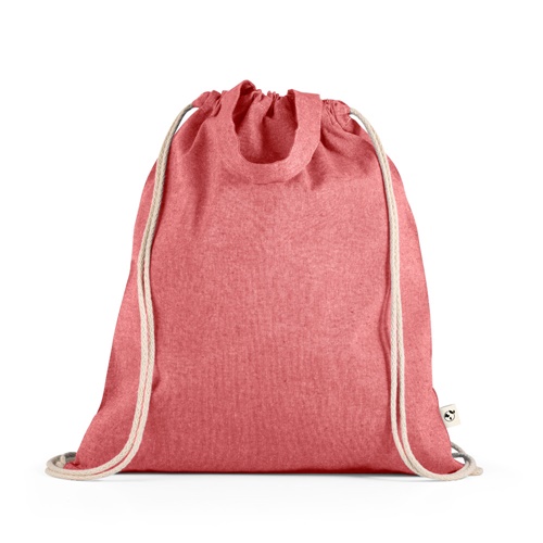 RISSANI. Saco tipo mochila com algodão reciclado (70%) e poliéster (30% rPET) (140 g/m²)