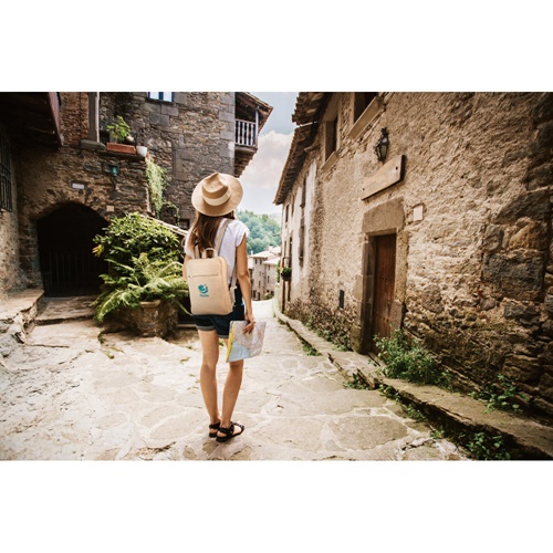 MARBELLA. Mochila em juco (275 g/m²)