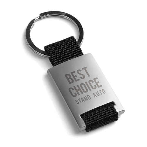 GRIPITCH. Porta-chaves em metal e em webbing