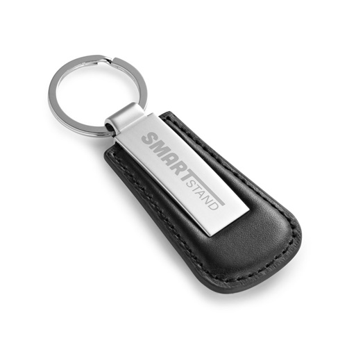 BACHMANN. Porta-chaves em metal e PU