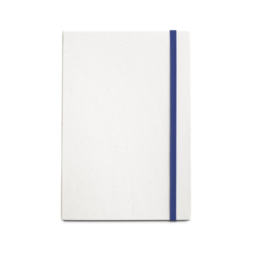 MILKY. Bloco de notas A5 com capa rígida em papel 100% reciclado