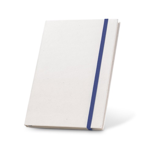MILKY. Bloco de notas A5 com capa rígida em papel 100% reciclado