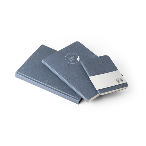 COFFEEPAD SEMI-RIGID. Bloco de notas A5 com capa semi-rígida fabricada a partir de restos de casca de café (65%)