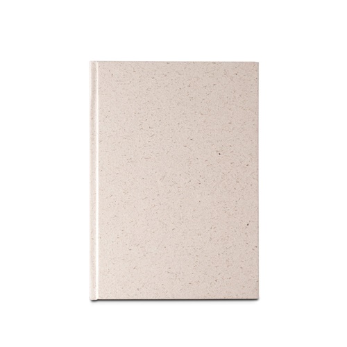 ORGANIC RIGID. Bloco de notas A5 com capa rígida fabricada a partir de matéria orgânica de elefante (80%)