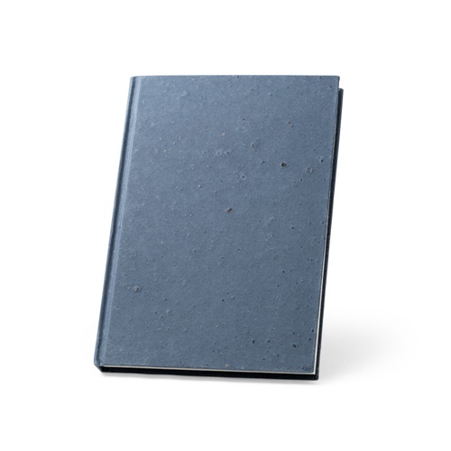 COFFEEPAD RIGID. Bloco de notas A5 com capa rígida fabricada a partir de restos de cascas de café (65%)