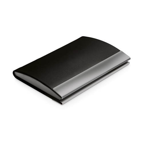 SANDLER. Porta-cartões em metal e PU