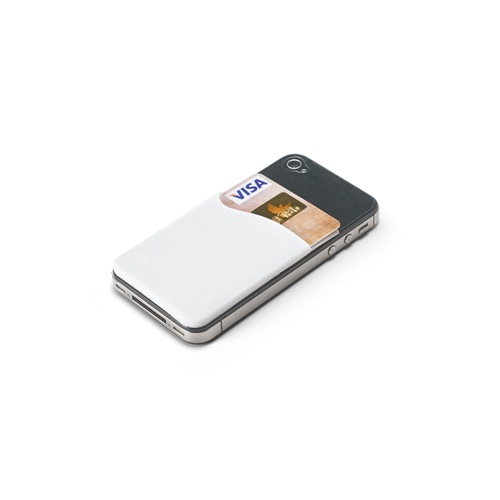 SHELLEY. Porta-cartões para smartphone em silicone