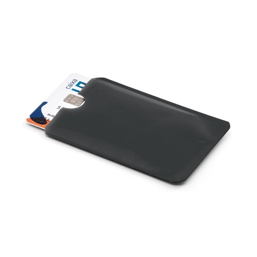 MEITNER. Porta-cartões em alumínio com bloqueio RFID