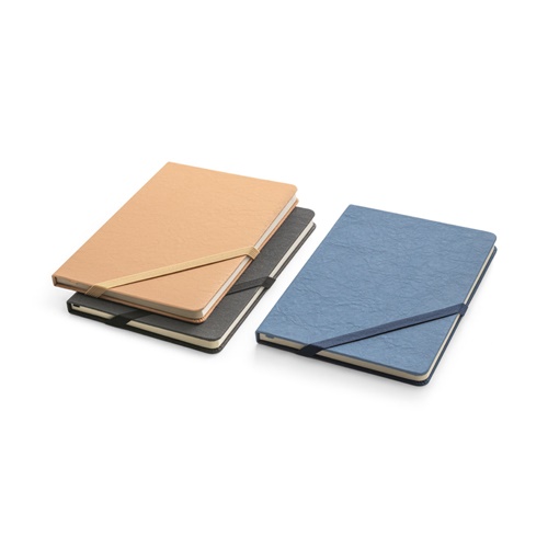 HUXLEY. Bloco de notas A5 com capa rígida, feita de papel resistente à água