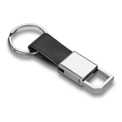BOURCHIER. Porta-chaves em metal e PU