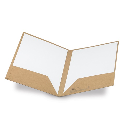 PUZO. Pasta porta-documentos A4 em papel 100% reciclado (400 g/m²)