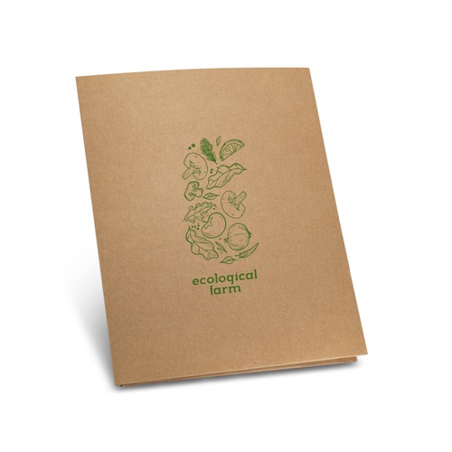 PUZO. Pasta porta-documentos A4 em papel 100% reciclado (400 g/m²)