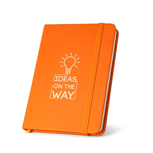 HEMINGWAY. Bloco de notas A5 em PU com folhas lisas