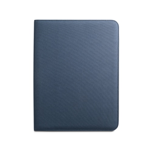 EMERGE FOLDER. Pasta A4 em poliéster reciclado (100% rPET) 300D com fecho