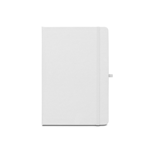 ANNE SUB. Bloco de notas A5 em poliéster reciclado (100% rPET) 300D, ideal para personalização em sublimação