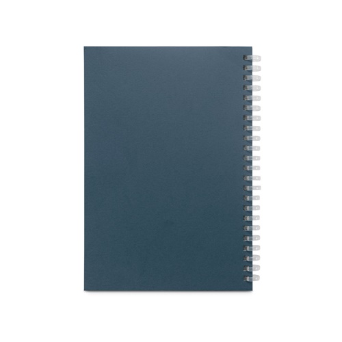 SCHILLER. Bloco de notas A5 com capa flexível, feito de papel 100% reciclado
