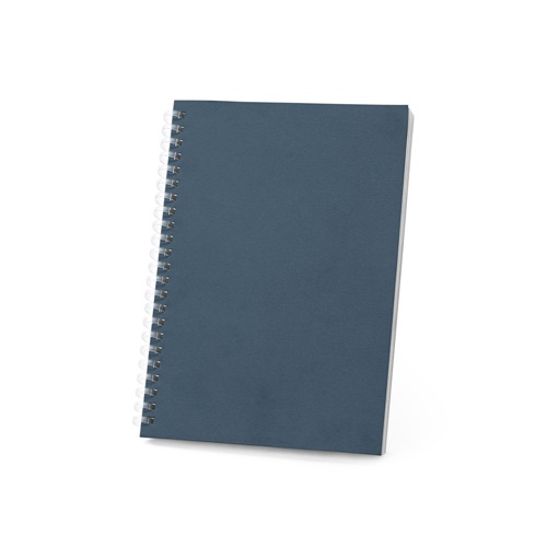 SCHILLER. Bloco de notas A5 com capa flexível, feito de papel 100% reciclado