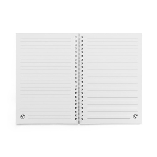 SCHILLER. Bloco de notas A5 com capa flexível, feito de papel 100% reciclado