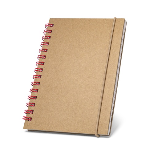 MARLOWE. Bloco de notas de bolso espiral com páginas pautadas