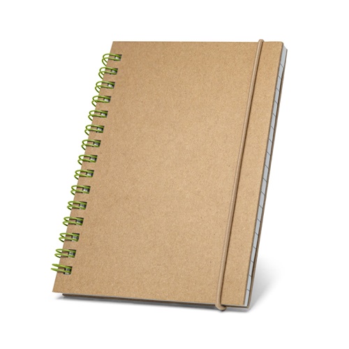 MARLOWE. Bloco de notas de bolso espiral com páginas pautadas