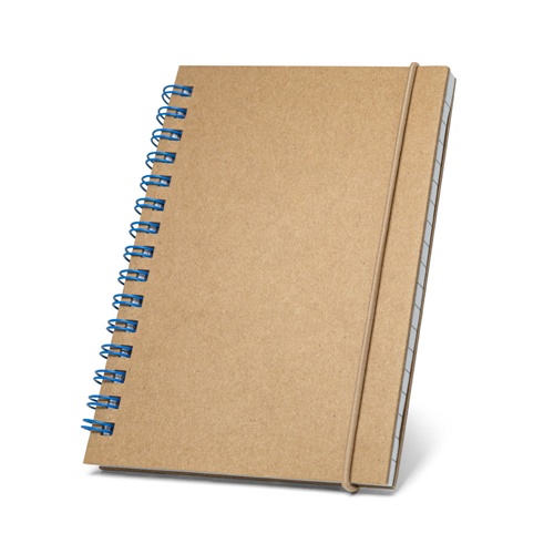 MARLOWE. Bloco de notas de bolso espiral com páginas pautadas