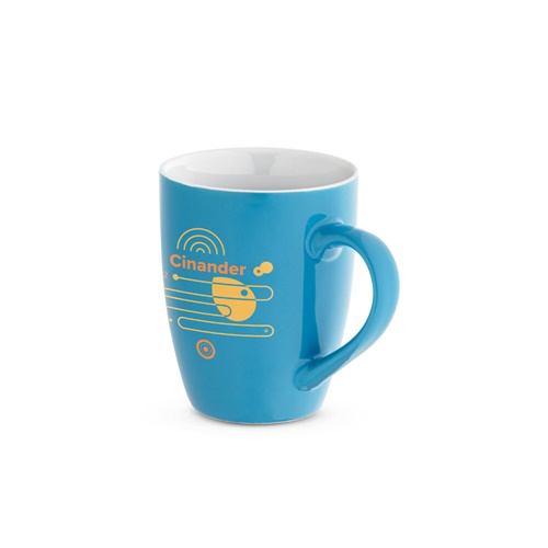CINANDER. Caneca em cerâmica com acabamento brilhante 370 mL