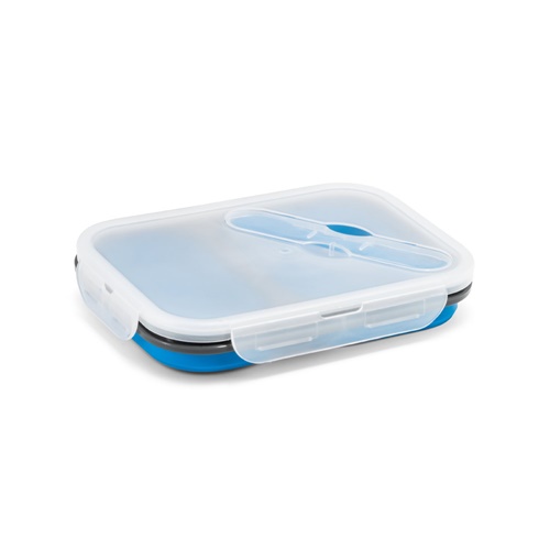 DILL. Lancheira. Caixa hermética retrátil em silicone e PP (480 e 760 mL)