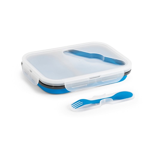 DILL. Lancheira. Caixa hermética retrátil em silicone e PP (480 e 760 mL)