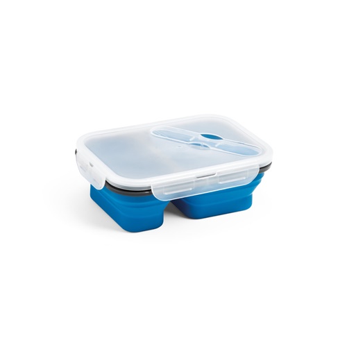 DILL. Lancheira. Caixa hermética retrátil em silicone e PP (480 e 760 mL)