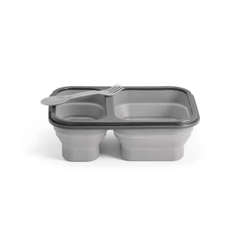 DILL. Lancheira. Caixa hermética retrátil em silicone e PP (480 e 760 mL)