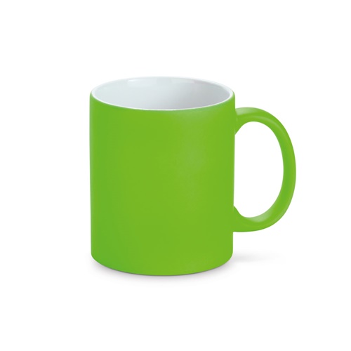 LYNCH. Caneca em cerâmica com acabamento neon 350 mL