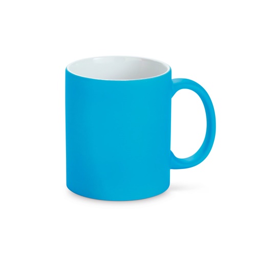 LYNCH. Caneca em cerâmica com acabamento neon 350 mL