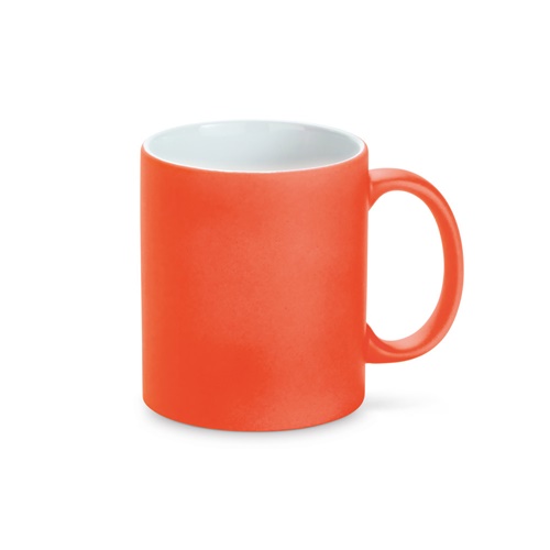 LYNCH. Caneca em cerâmica com acabamento neon 350 mL
