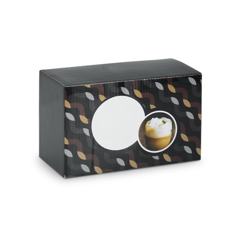 MACHIATO DUO. Conjunto de 2 copos de vidro borossilicato