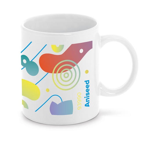 ANISEED. Caneca em cerâmica ideal para sublimação 350 mL