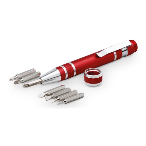 TOOLPEN. Conjunto de chave de parafusos em forma de esferográfica
