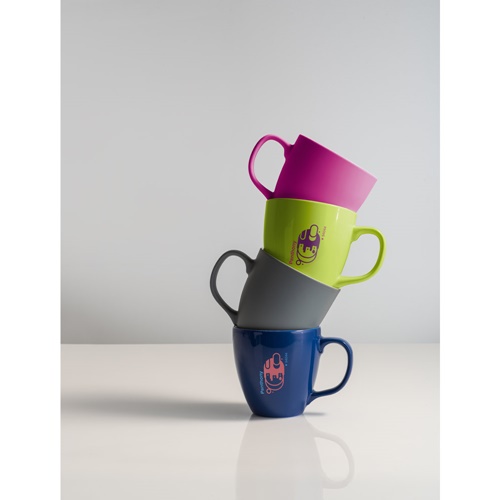 PANTHONY MAT. Caneca em porcelana com hidroglaze 450 mL