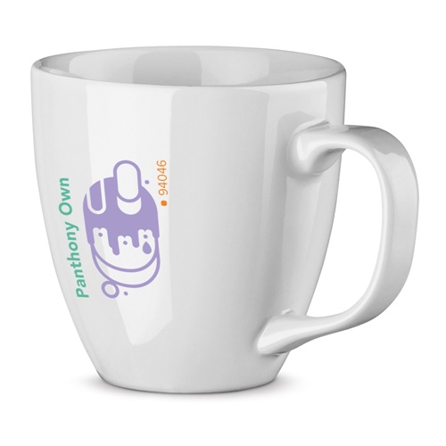 PANTHONY OWN. Caneca em porcelana 450 mL