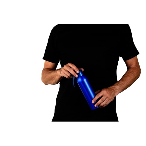 RIO. Garrafa em alumínio reciclado (100% rAL) com tampa em PP 600 mL