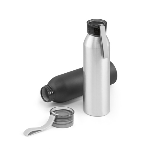 RIO. Garrafa em alumínio reciclado (100% rAL) com tampa em PP 600 mL