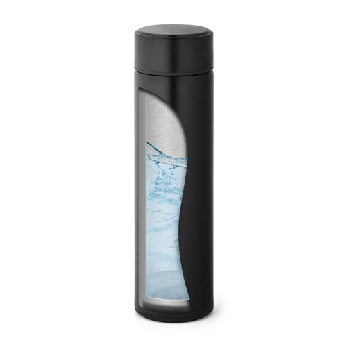ROSSI. Garrafa térmica em aço inoxidável 470 mL