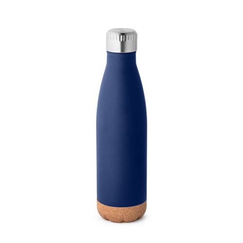 SOLBERG. Garrafa térmica em aço inoxidável e base em cortiça 560 mL
